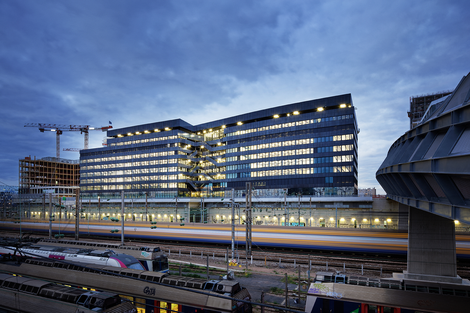 Offices along the railways, Clichy-Batignolles district bureaux-clichy-batignolles-01