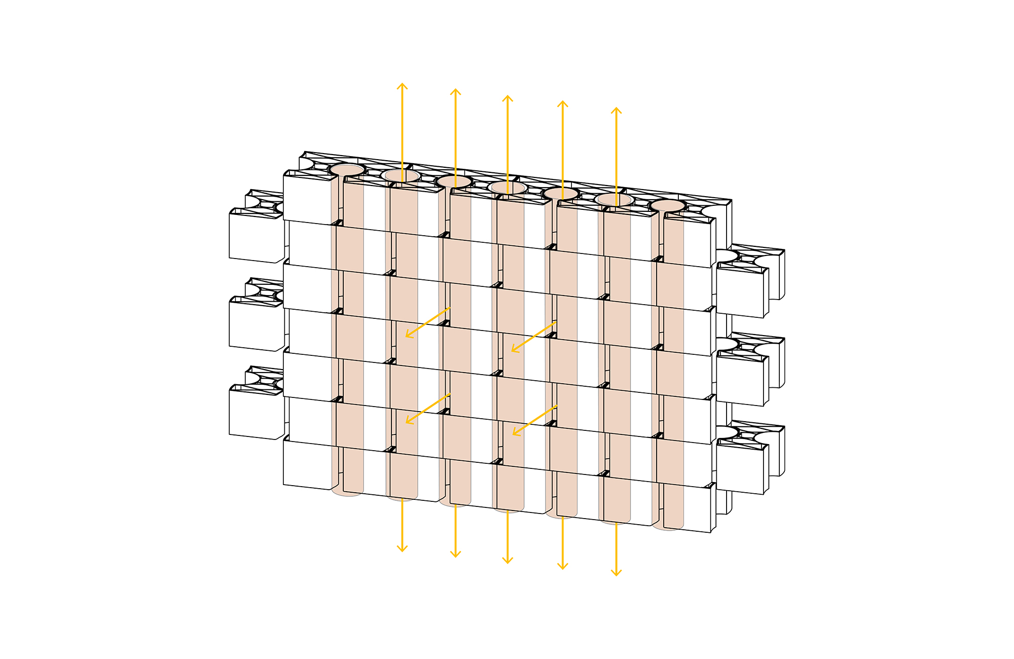 I.S.A., 3D printed clay bricks for living walls isa-briques-terre-cuite-imprimees-3d-parois-vivantes-12