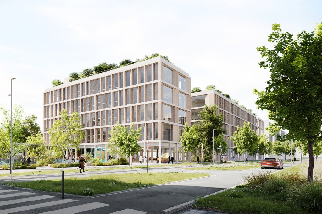 Offices and laboratories complex, Paris-Saclay Campus laboratoires-saclay-gif-chapeau