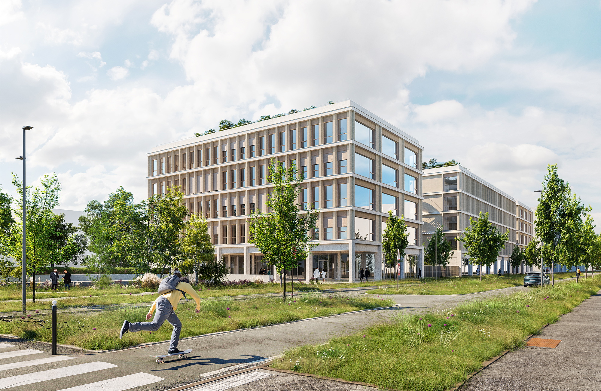 Offices and laboratories complex, Paris-Saclay campus laboratoires-saclay-gif-01
