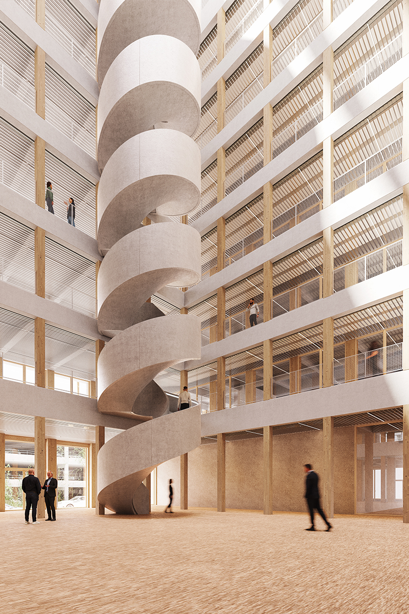 Passive offices and silo car park bureaux-parking-silo-saint-jacques-lande-09