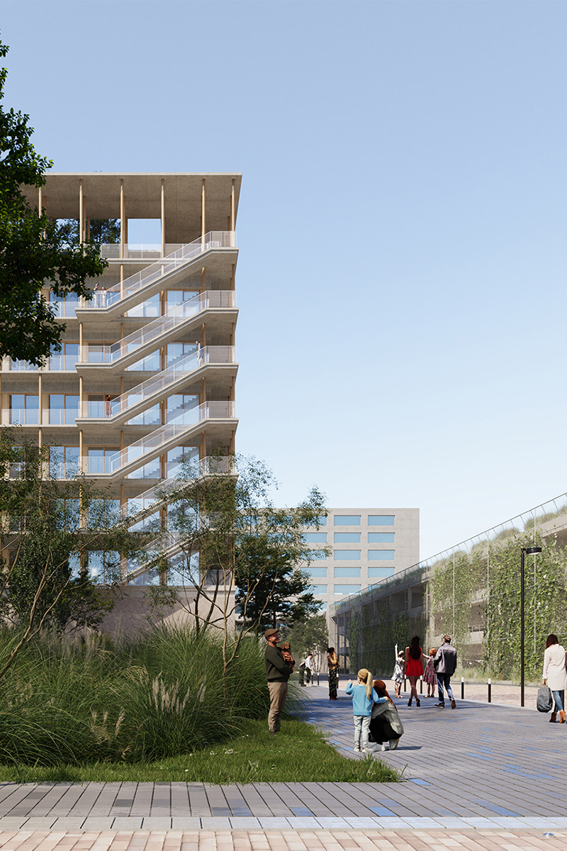 Passive offices and silo car park bureaux-parking-silo-saint-jacques-lande-034