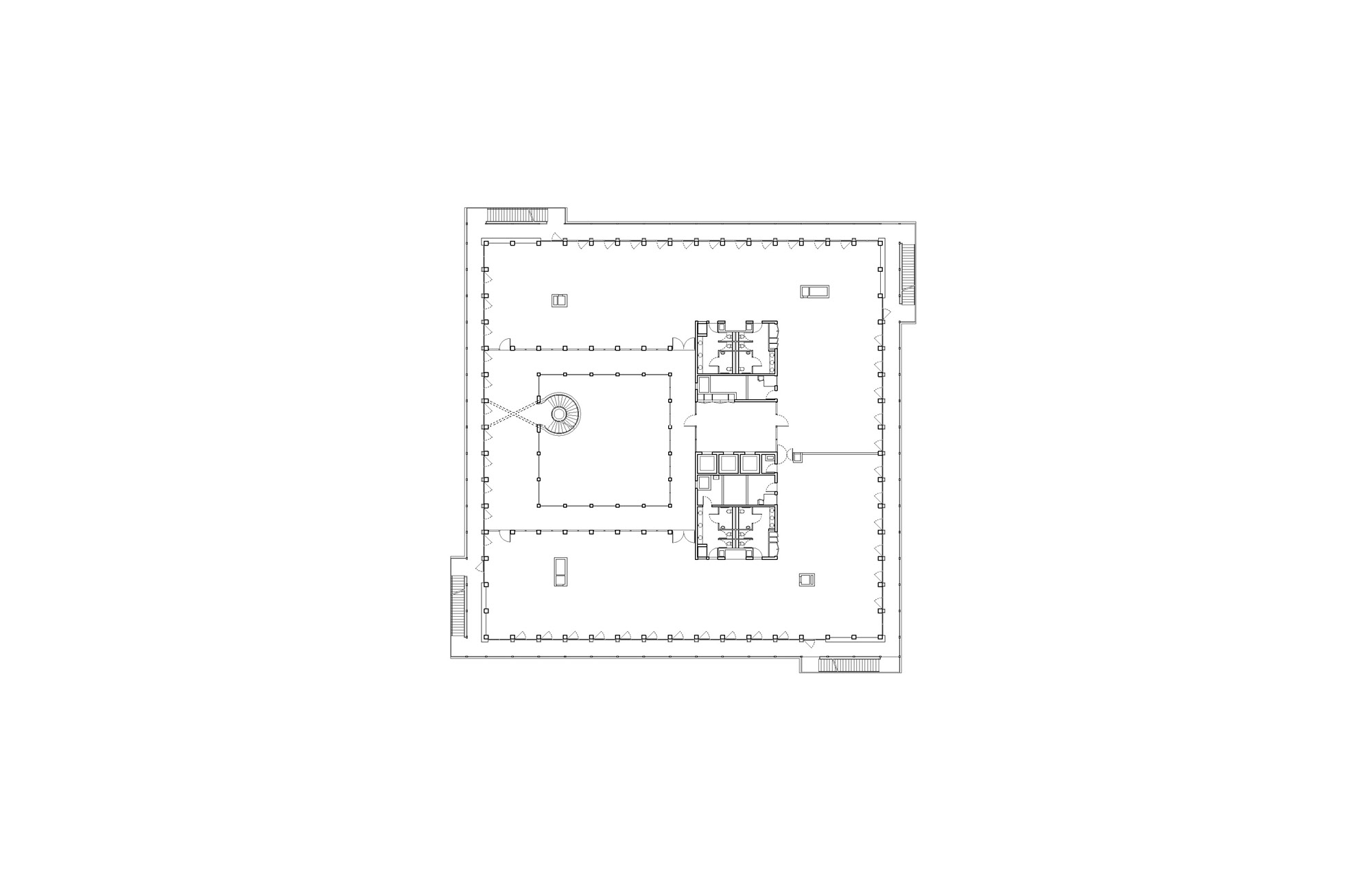 Passive offices and silo car park bureaux-parking-silo-saint-jacques-lande-42