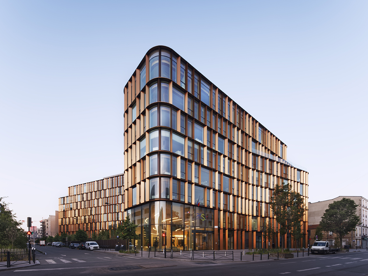 Offices in structural wood, Montjoie district bureaux-montjoie-saint-denis-16