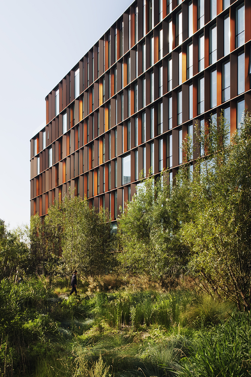 Offices in structural wood, Montjoie district bureaux-montjoie-saint-denis-15