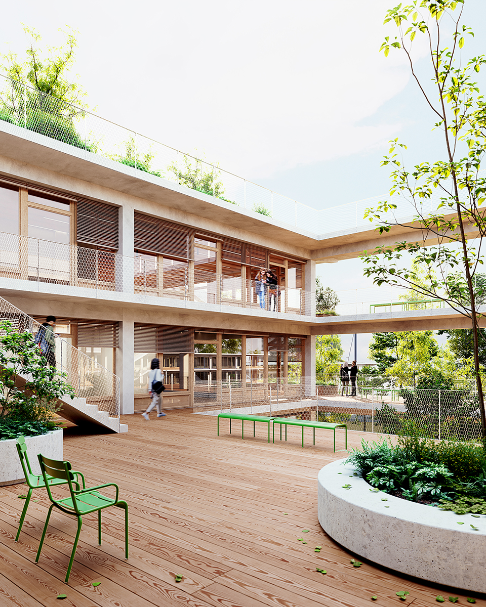Reconstruction du collège-lycée Bockmühle college-lycee-bockmuhle-essen-02