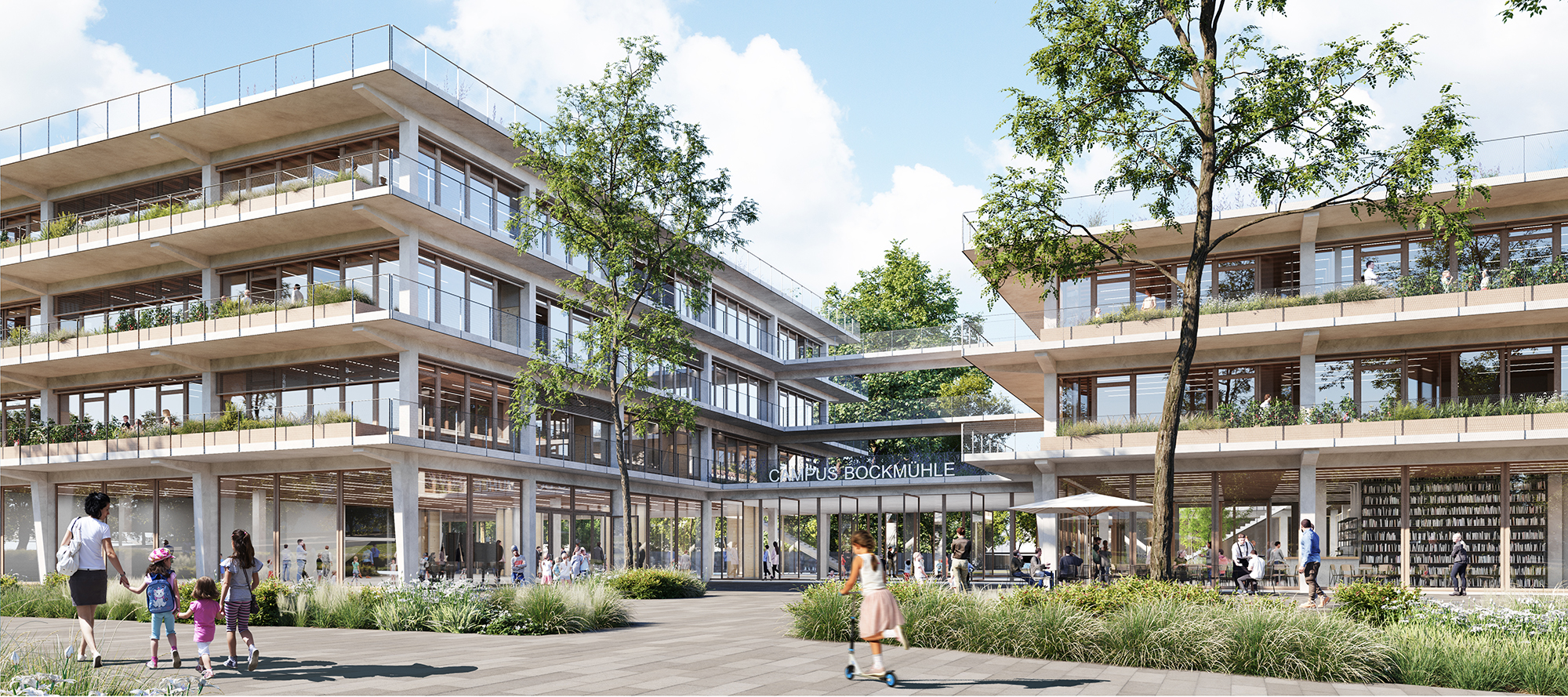 Reconstruction du collège-lycée Bockmühle college-lycee-bockmuhle-essen-01