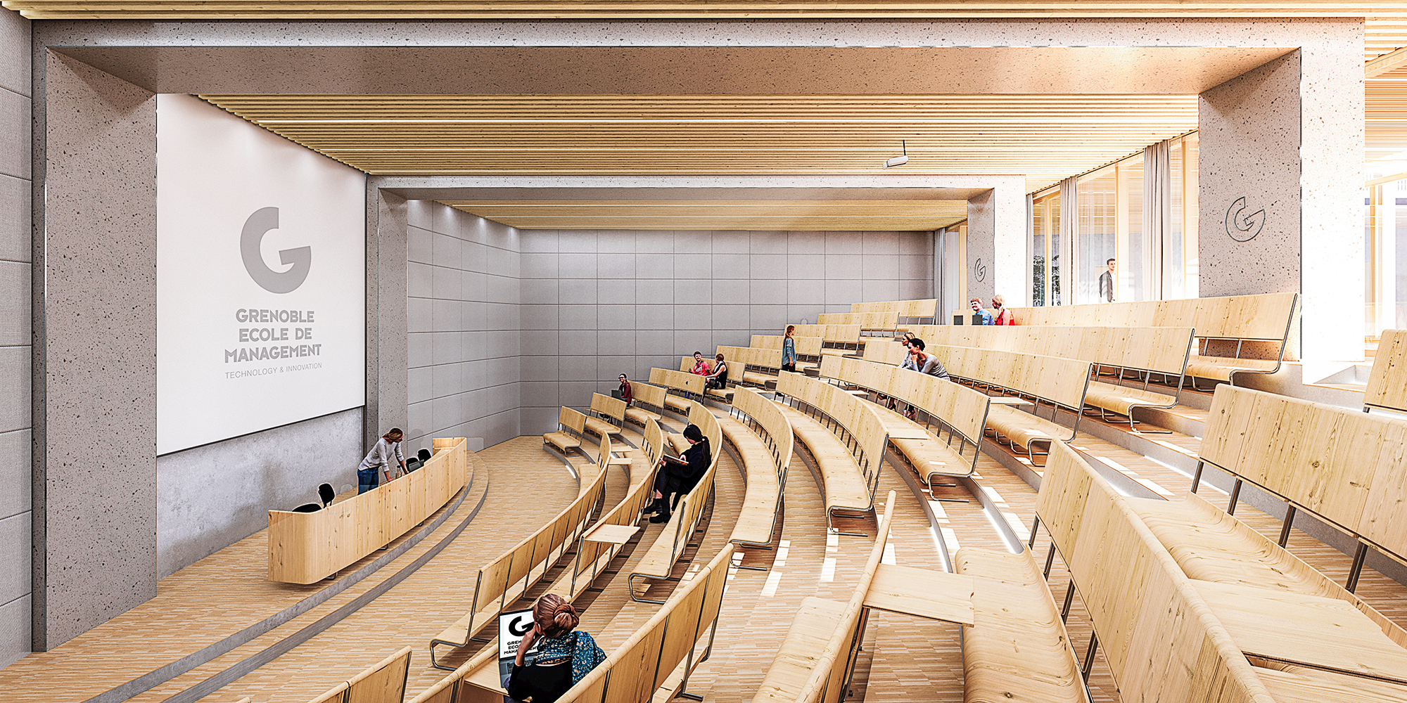 Ecole de Management en structure bois ecole-management-pantin-00
