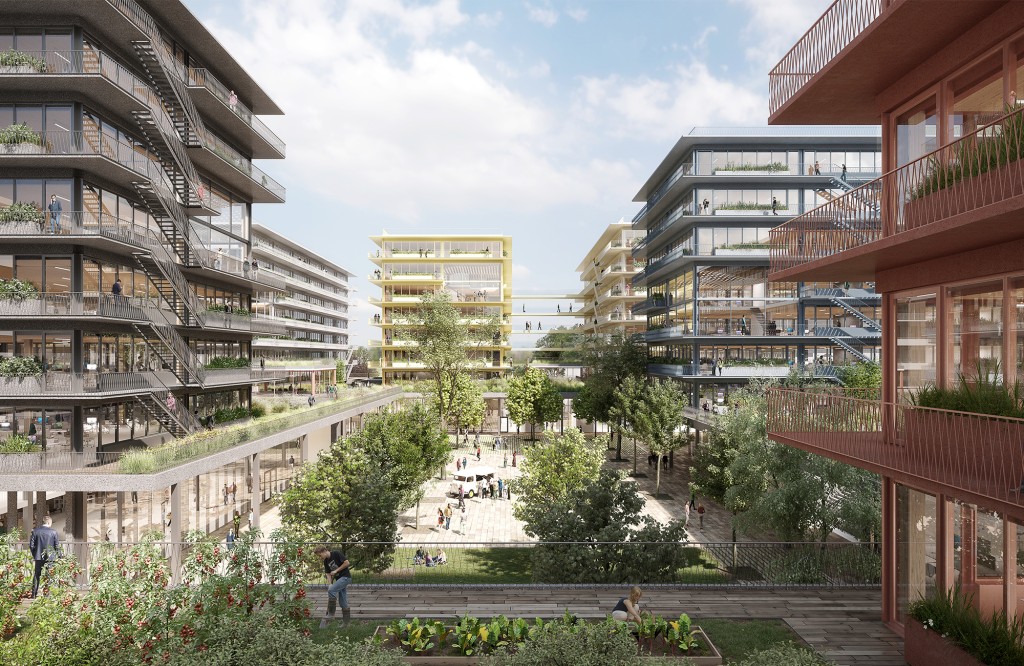 Mixed complex around an urban park ensemble-mixte-parc-urbain-garenne-colombes