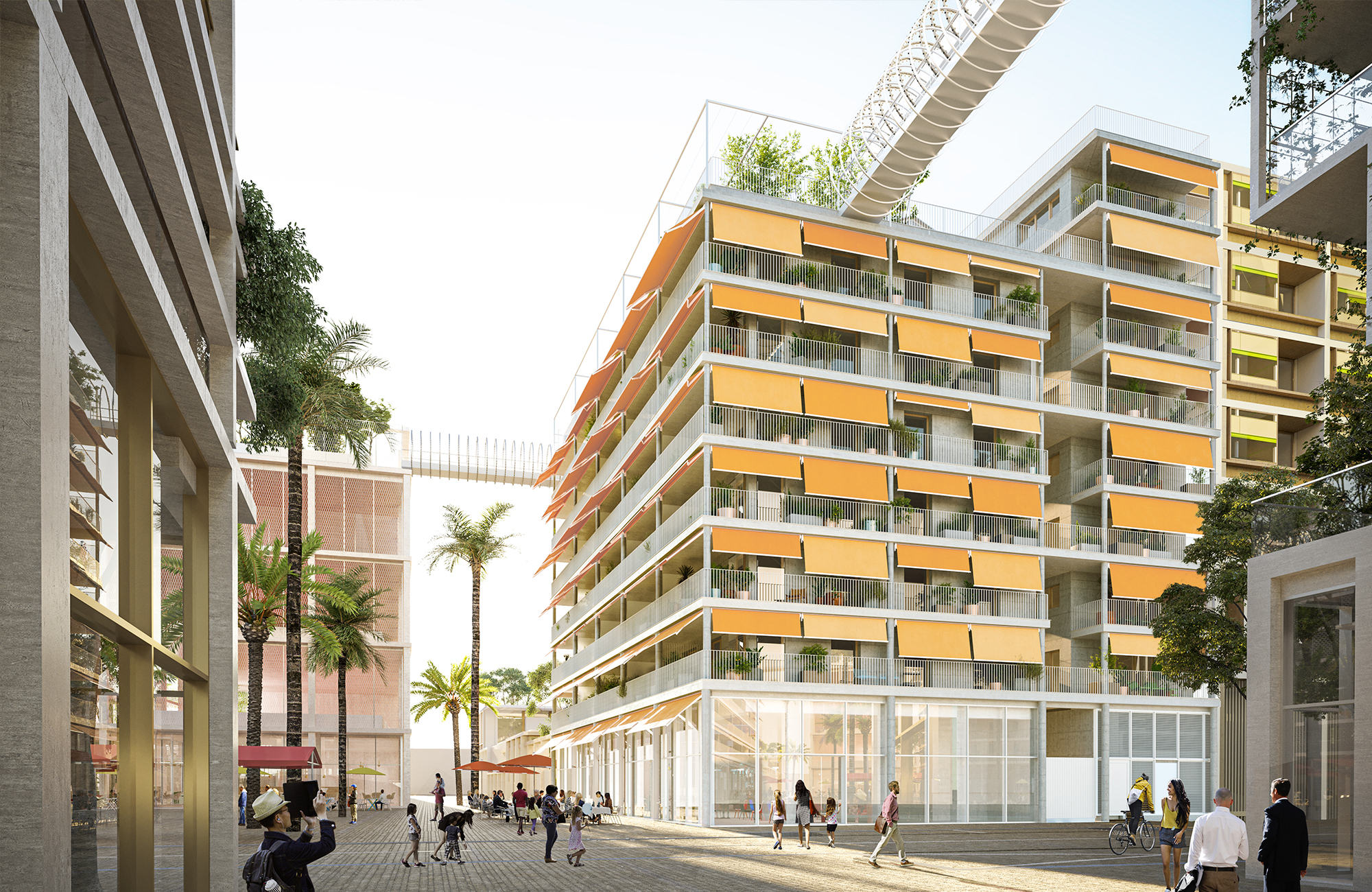 Housing and activities in Méridia district logements-quartier-meridia-nice-03