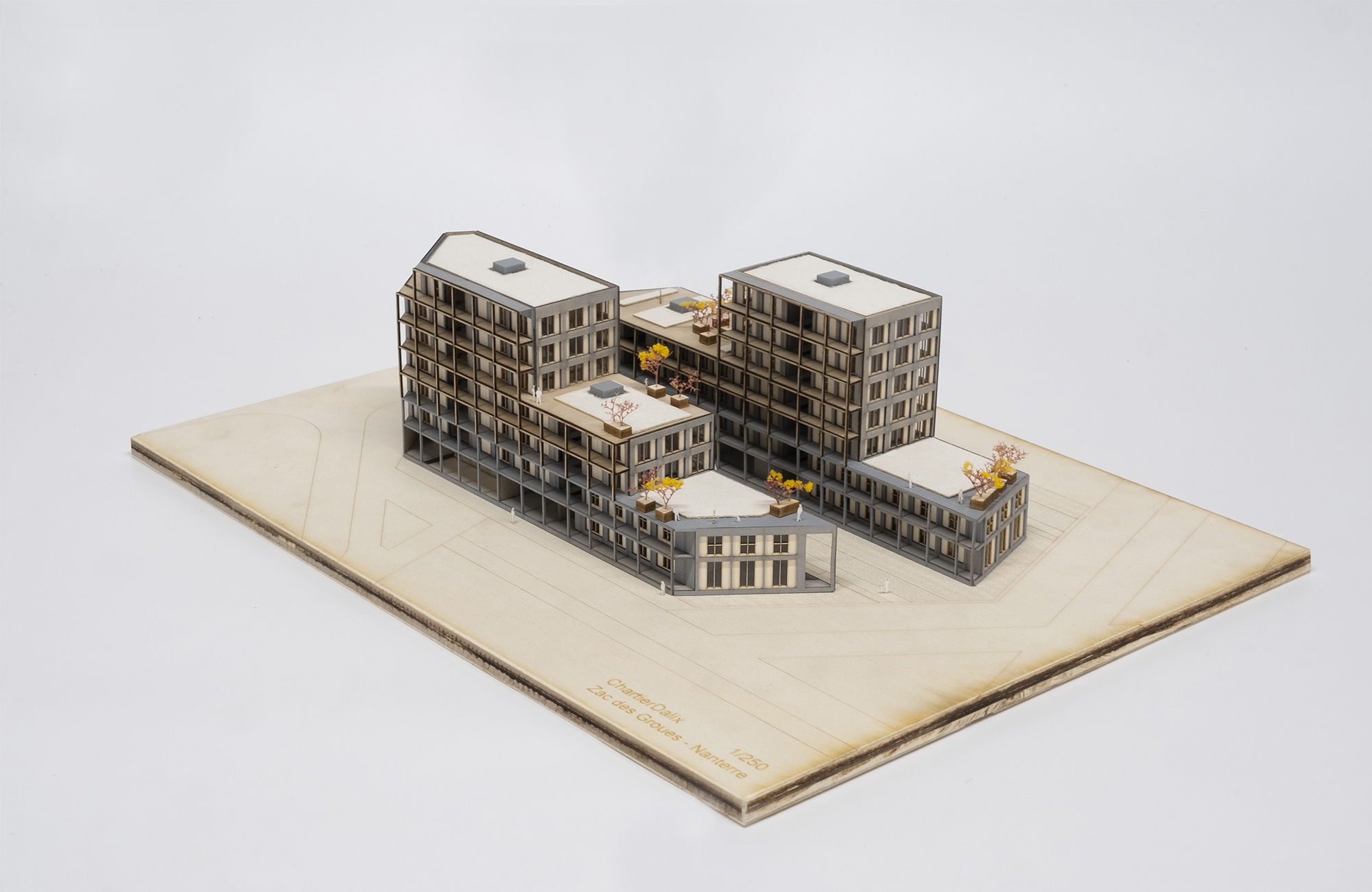 Logements en lanières, quartier des Groues logements-traversants-quartier-groues-nanterre-05