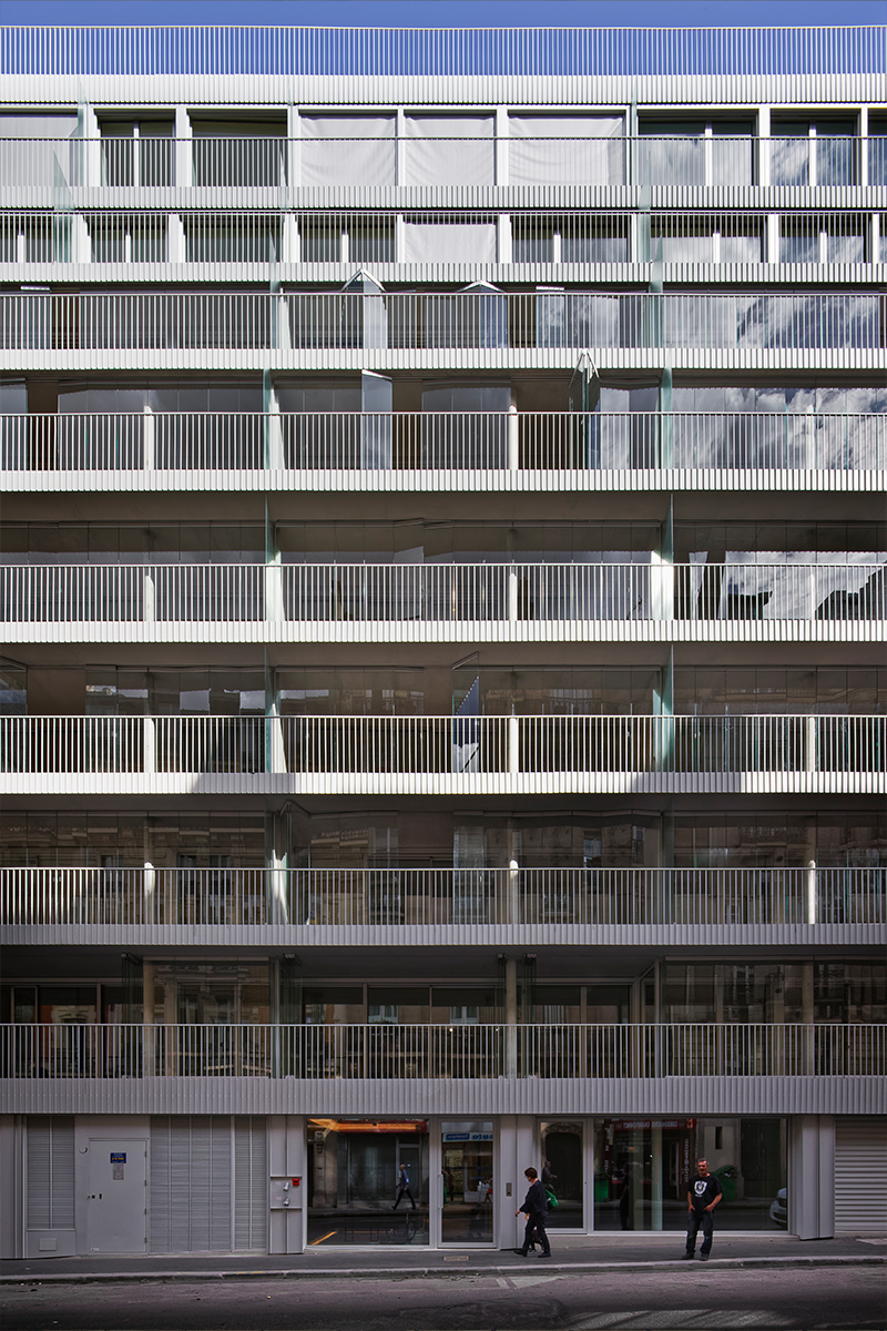 Collective housing in rue Damrémont logements-rue-damremont-39