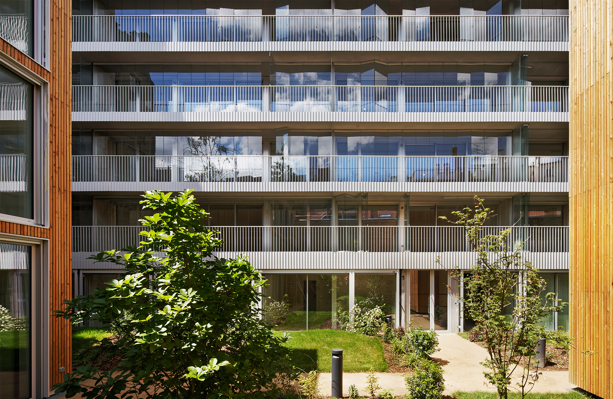 Collective housing in rue Damrémont logements-rue-damremont-25