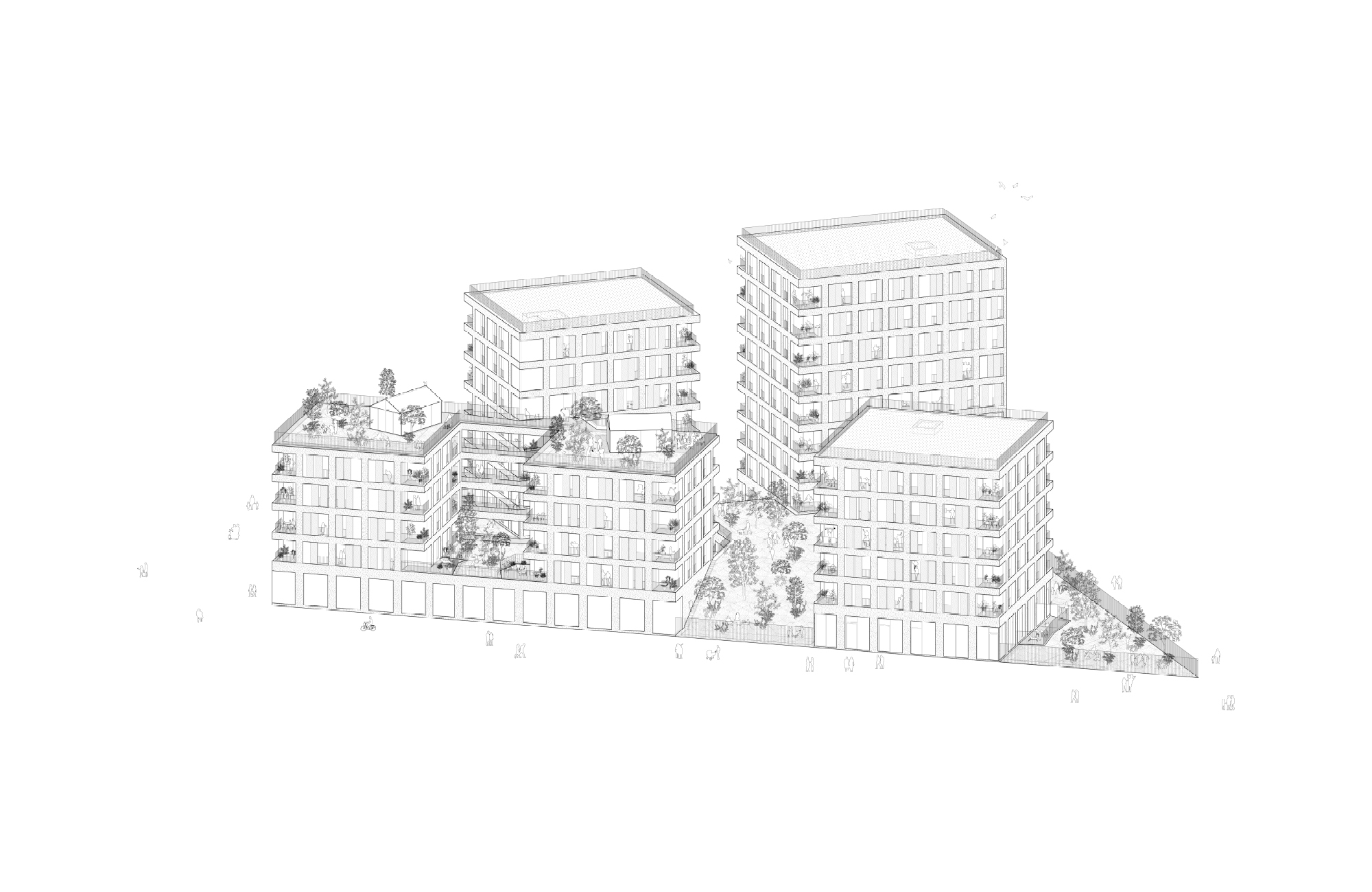 Collective housing on rue des Meuniers logements-meuniers-chevilly-larue-30