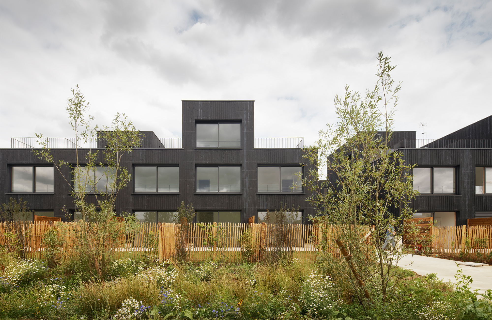 Social housing units, commercial premises, Sycomore district logements-quartier-sycomore-bussy-saint-georges-13