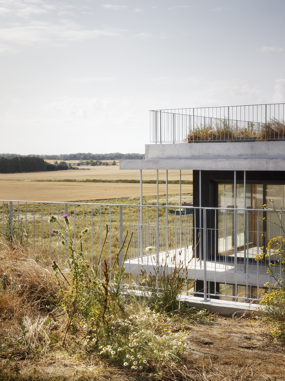 Social housing units, commercial premises, Sycomore district logements-quartier-sycomore-bussy-saint-georges-01