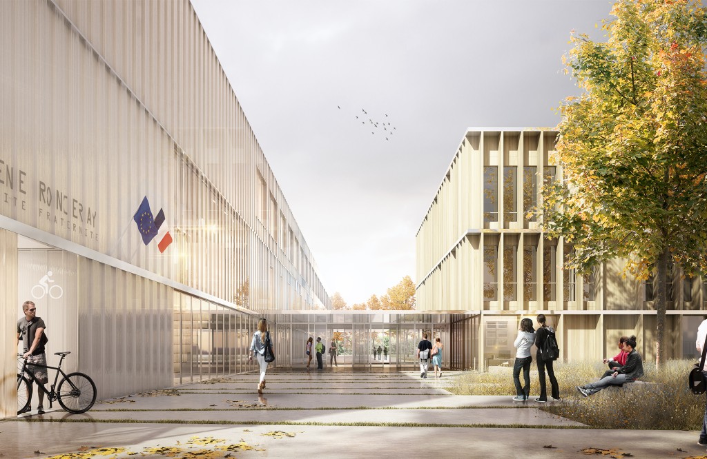 Eugène-Ronceray High School and boarding school restructuration-lycee-eugene-ronceray-bezons