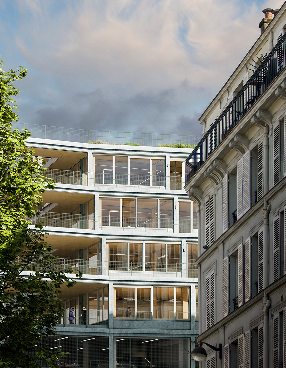 Projet mixte en bois, rue des Poissonniers projet-mixte-bois-poissonniers-vignette