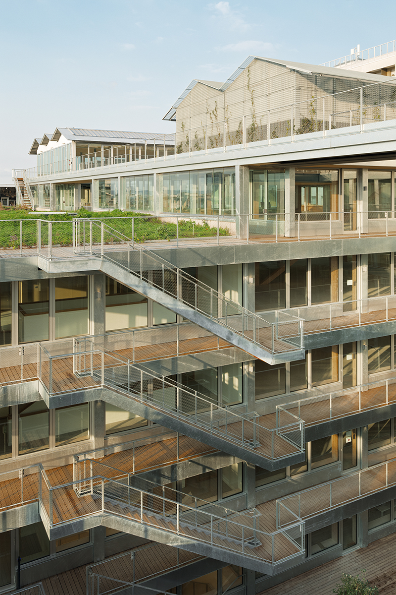 Mixed-use project with timber-frame extension, rue des Poissonniers projet-mixte-bois-poissonniers-59