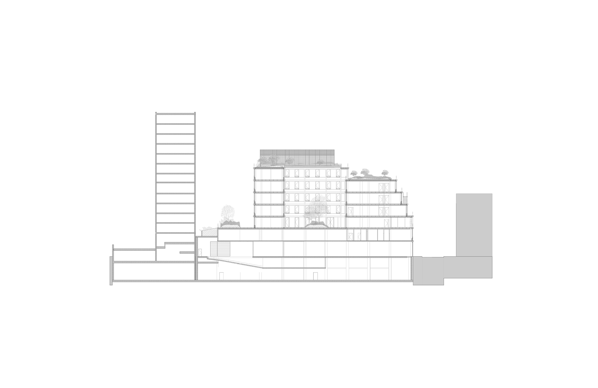 Projet mixte en bois, rue des Poissonniers projet-mixte-bois-poissonniers-30