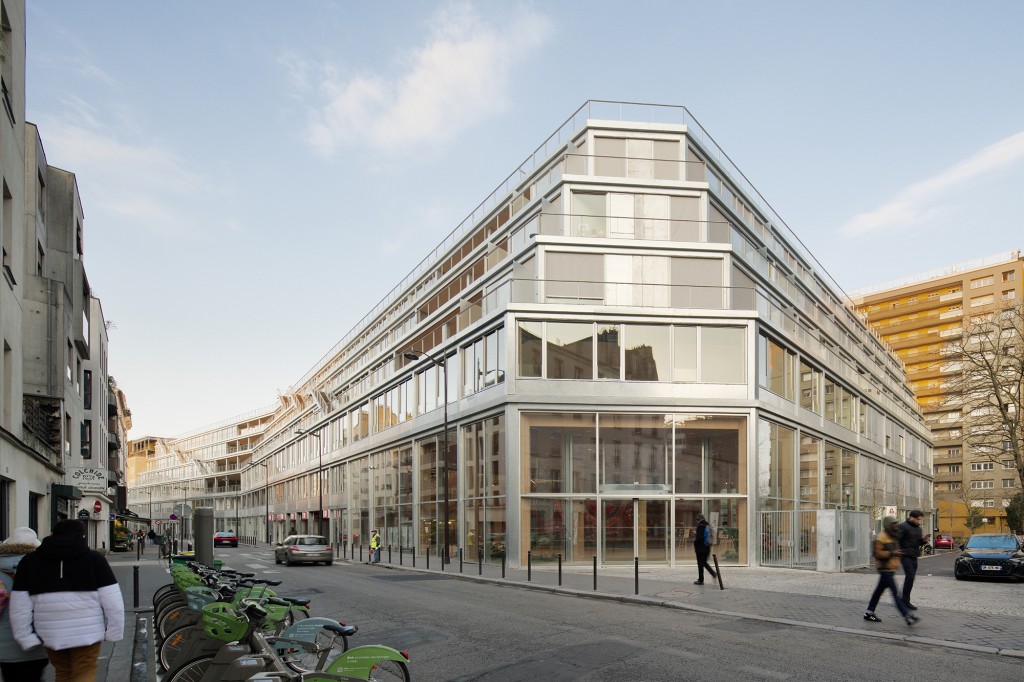 Mixed-use project with timber-frame extension, rue des Poissonniers projet-mixte-bois-poissonniers-chapeau10