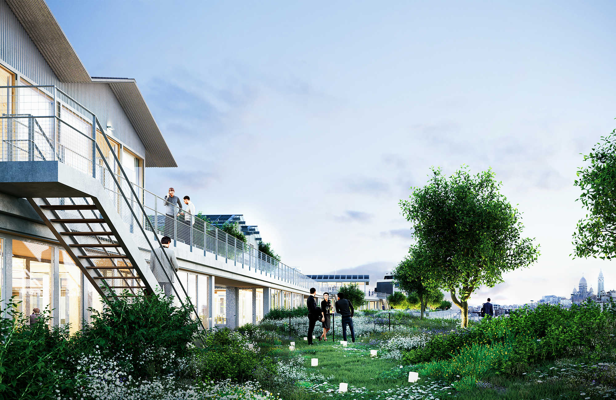 Projet mixte en bois, rue des Poissonniers projet-mixte-bois-poissonniers-06