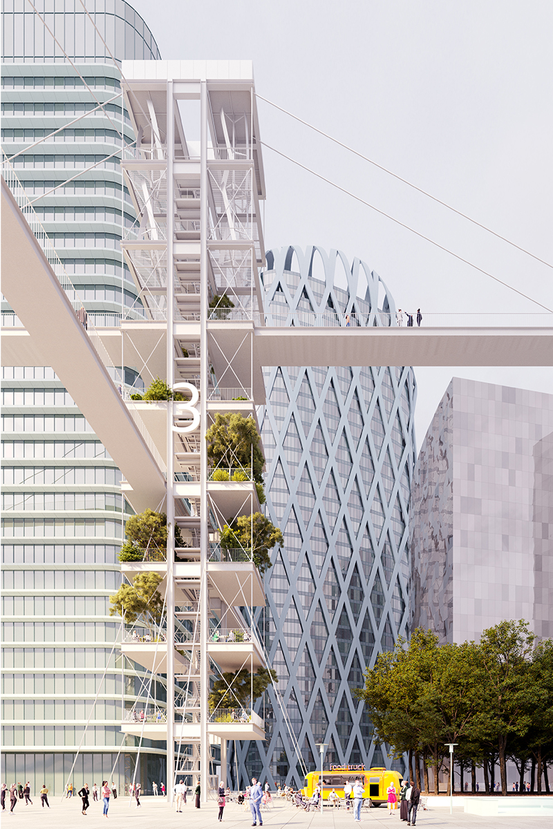 Making a System, urban concept process on the La Défense district ...