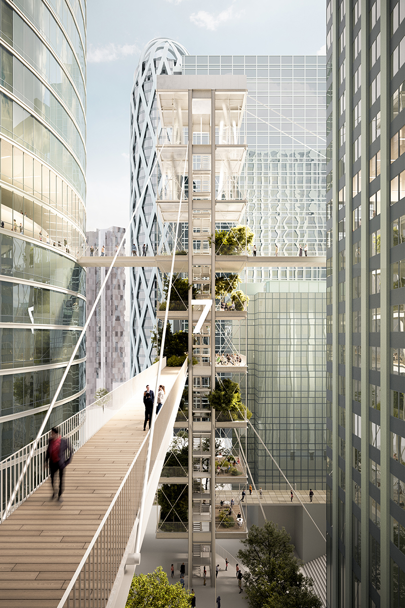 Making a System, urban concept process on the La Défense district ...